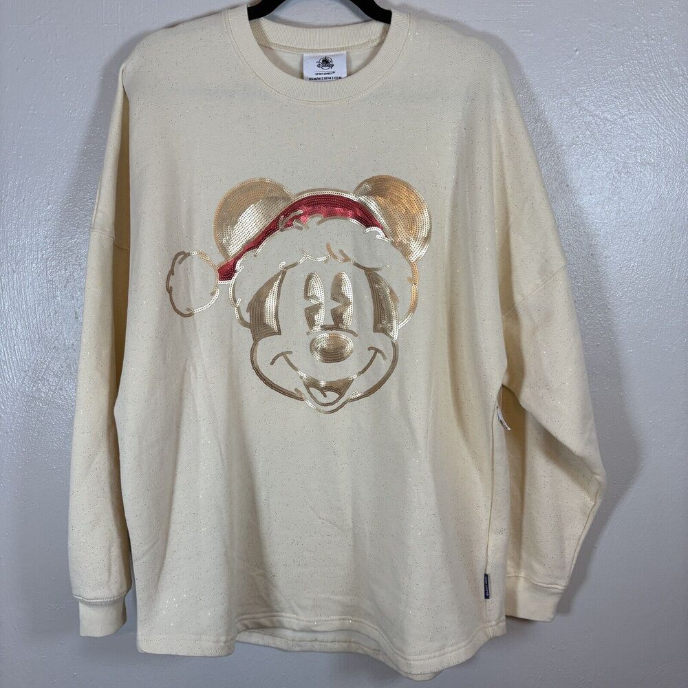 NEW Disney Parks 2022 Walt Disney World Sequined Holiday Spirit Jersey Adult XL